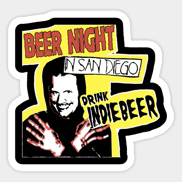 Misfits of Beer` Sticker by BeerNightInSanDiego